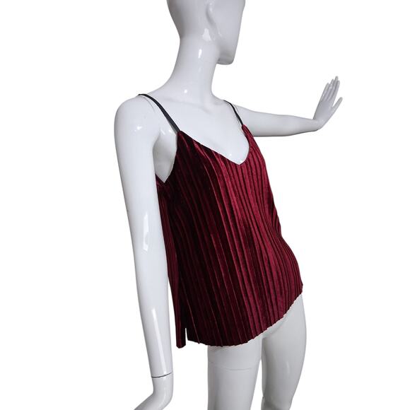 Tart Crushed Velvet V-Neck Women's size XS Witchy Whimsigoth Vampire Fairy Tank - Picture 5 of 12